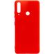 Чехол Silicone Cover Full without Logo (A) для Huawei Y6p Красный / Red фото 1