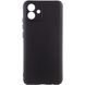 Чохол TPU GETMAN Liquid Silk Full Camera для Samsung Galaxy A07 Чорний / Black