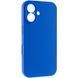 Чехол Silk Full Camera Protective (AA) NO LOGO для Apple iPhone 17 (6.3") Синий / Capri Blue