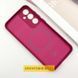 Чехол Silicone Cover Lakshmi Full Camera (AA) with MagFit для Samsung Galaxy S25 Edge Красный / Rose Red фото 3