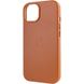 Шкіряний чохол Leather Case (AA) with MagSafe для Apple iPhone 14 Plus (6.7") Brown фото 6