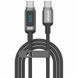 Дата кабель Amaya 326CC Type-C to Type-C 60W (1.2m) Black фото 1