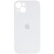 Чехол Silicone Case Full Camera Protective (AA) для Apple iPhone 15 Plus (6.7") Белый / White фото 1