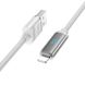 Дата кабель Hoco U127 Power USB to Lightning (1.2m) Silver / Gray фото 1