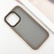 TPU+PC чохол Metal Buttons для Apple iPhone 16 Pro (6.3") Золотий / Gold фото 3