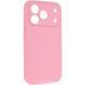 Чехол Silk Full Camera Protective (AA) NO LOGO для Apple iPhone 17 Pro (6.3") Розовый / Light pink