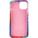 Кожаный чехол Colour Splash with MagSafe для Apple iPhone 13 (6.1") Pink / Blue фото 4