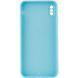 Силиконовый чехол Candy Full Camera для Apple iPhone XS Max (6.5") Бирюзовый / Turquoise фото 2