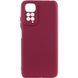Чохол TPU GETMAN Liquid Silk Full Camera для Xiaomi Redmi Note 11 Pro 4G/5G / 12 Pro 4G Бордовий / Marsala фото 1