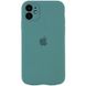 Уцінка Чохол Silicone Case Full Camera Protective (AA) для Apple iPhone 12 (6.1") Відкрита упаковка / Зелений / Pine green