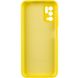 Чехол Silicone Cover Full Camera (AA) для Xiaomi Redmi Note 10 5G / Poco M3 Pro Желтый / Yellow фото 2