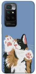 Чехол itsPrint Funny cat для Xiaomi Redmi 10