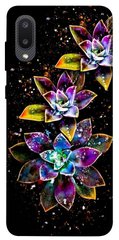 Чехол itsPrint Flowers on black для Samsung Galaxy A02