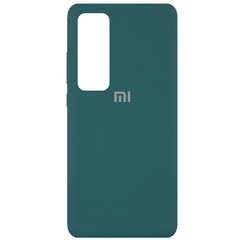 Чехол Silicone Cover Full Protective (AA) для Xiaomi Mi Note 10 Lite Зеленый / Pine green