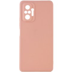 Силиконовый чехол Candy Full Camera для Xiaomi Redmi Note 10 Pro / 10 Pro Max Розовый / Pink Sand