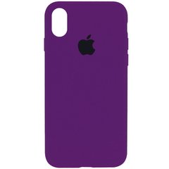 Чохол Silicone Case Full Protective (AA) для Apple iPhone X (5.8") / XS (5.8") Фіолетовий / Ultra Violet