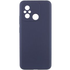 Чохол Silicone Cover Lakshmi Full Camera (AAA) для Xiaomi Redmi 12C Темно-синій / Midnight blue