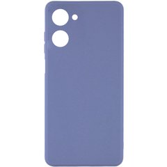 Силиконовый чехол Candy Full Camera для Realme 10 4G Голубой / Mist blue