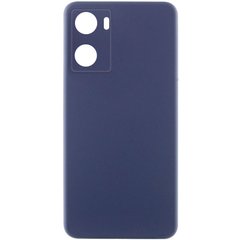 Чохол Silicone Cover Lakshmi Full Camera (AAA) для Oppo A57s / A77s Темно-синій / Midnight blue