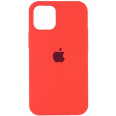 Чохол Silicone Case Full Protective (AA) для Apple iPhone 14 Pro (6.1") Кавуновий / Watermelon red