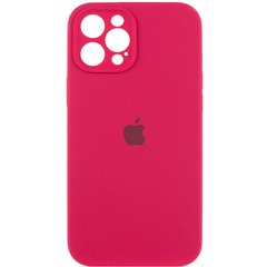 Чохол Silicone Case Full Camera Protective (AA) для Apple iPhone 12 Pro (6.1") Червоний / Rose Red