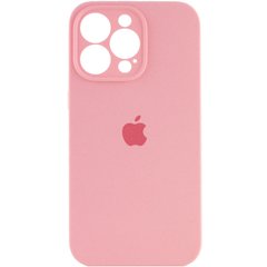 Чохол Silicone Case Full Camera Protective (AA) для Apple iPhone 13 Pro (6.1") Рожевий / Light pink