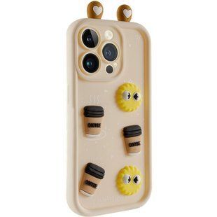 Чохол TPU Toys Case with Ears для Apple iPhone 12 Pro Max (6.7") Sand