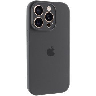 Чохол Silicone Case Full Camera Protective (AA) для Apple iPhone 14 Pro Max (6.7") Сірий / Dark Gray