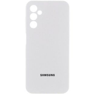 Чохол Silicone Cover Lakshmi Full Camera (AAA) with Logo для Samsung Galaxy A14 4G/5G Білий / White