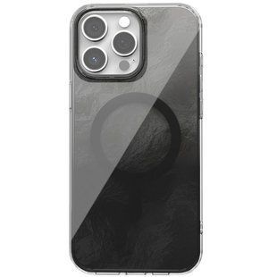 Чехол TPU Shiny Mountain Magnetic Fit для Apple iPhone 15 Pro Max (6.7") Black