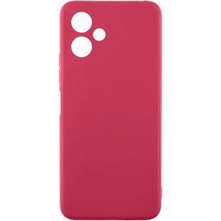 Силіконовий чохол Candy Full Camera для Samsung Galaxy A08 / A07 Бордовий / Burgundy