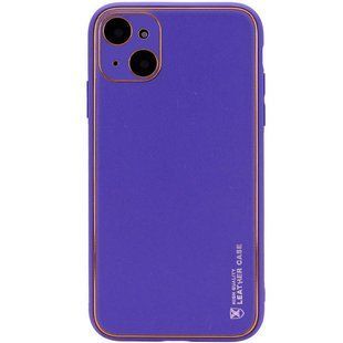 Шкіряний чохол Xshield для Apple iPhone 14 (6.1") Фіолетовий / Ultra Violet