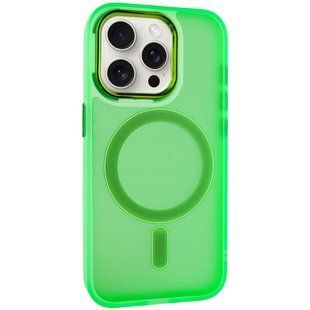 Чехол TPU+PC Lily with Magnetic Fit для Apple iPhone 14 Pro Max (6.7") Neon Green