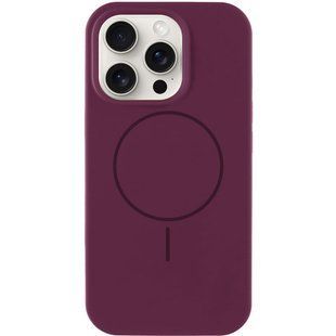 Чохол Silk Full Protective (AA) NO LOGO with Magnetic Fit для Apple iPhone 14 Pro Max (6.7") Бордовий / Plum