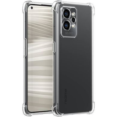 TPU чохол GETMAN Ease logo посилені кути Full Camera для Realme GT2 Безбарвний (прозорий)