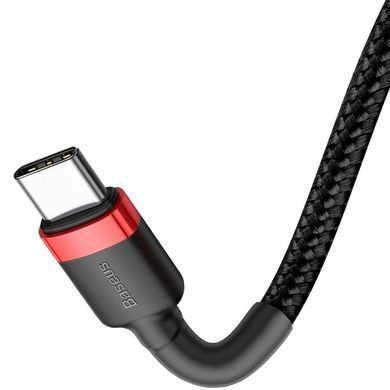 Дата кабель Baseus Cafule USB to Type-C Cable 3A (1m) (CATKLF-B) Красный / Черный
