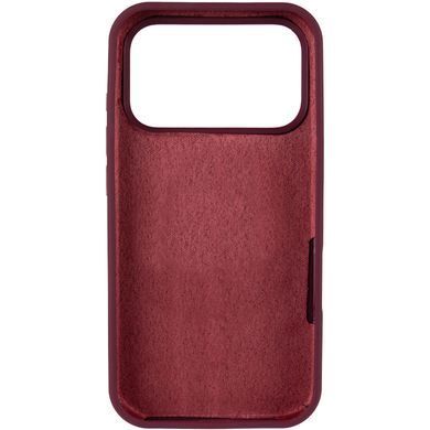 Чехол Silk Full Protective (AA) NO LOGO для Apple iPhone 17 Pro Max / 18 Pro Max (6.9") Бордовый / Plum