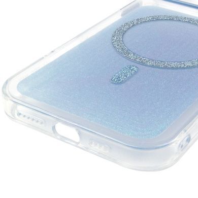 Чехол TPU+PC Jewel Sparkle with Magnetic Fit для Apple iPhone 15 Pro Max (6.7") Aqua Blue