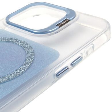 Чехол TPU+PC Jewel Sparkle with Magnetic Fit для Apple iPhone 15 Pro Max (6.7") Aqua Blue