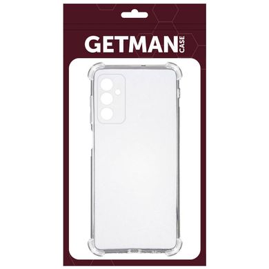 TPU чехол GETMAN Ease logo усиленные углы для Samsung Galaxy M52 Бесцветный (прозрачный)