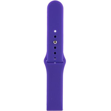 Силиконовый ремешок Sport для Xiaomi Amazfit/Samsung 20 mm Фиолетовый / Purple