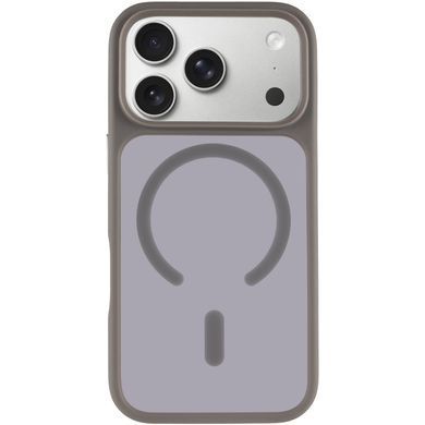 TPU+PC чохол Metal Buttons with Magnetic Fit для Apple iPhone 18 Pro Max / 17 Pro Max (6.9") Сірий / Grey