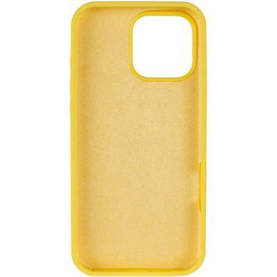 Чохол Silk Full Protective (AA) NO LOGO для Apple iPhone 16 Pro (6.3") Жовтий / Yellow
