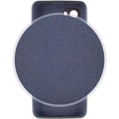 Чехол Silicone Cover Full Camera (AA) для Xiaomi Redmi Note 10 / Note 10s Темно-синий / Midnight blue