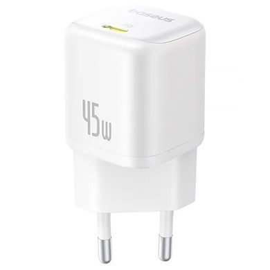 СЗУ Baseus PicoGo GaN Fast Charger 45W (1USB-C) (P10176800) Moon White