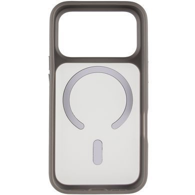 TPU+PC чохол Metal Buttons with Magnetic Fit для Apple iPhone 18 Pro Max / 17 Pro Max (6.9") Сірий / Grey