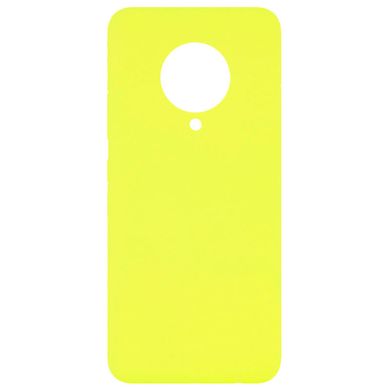 Чохол Silicone Cover Full without Logo (A) для Xiaomi Redmi K30 Pro / Poco F2 Pro Жовтий / Flash