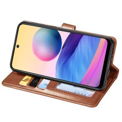 Шкіряний чохол-книжка GETMAN Gallant (PU) для Samsung Galaxy A55 Коричневий