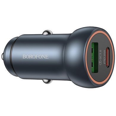АЗП Borofone BZ32A Fresh PD30W+QC3.0 (1USB-A/1C) Metal gray