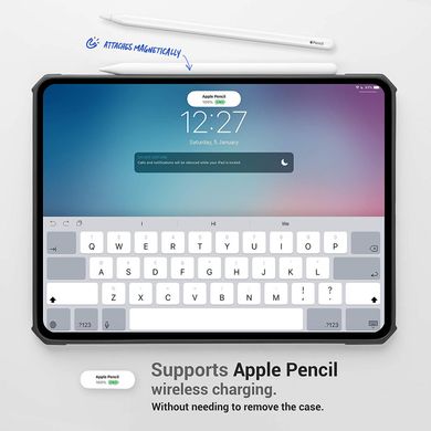 Уценка TPU+PC чехол Xundd c усиленными углами для Apple iPad Pro 12.9" (2020-2022) Вскрытая упаковка / Черный